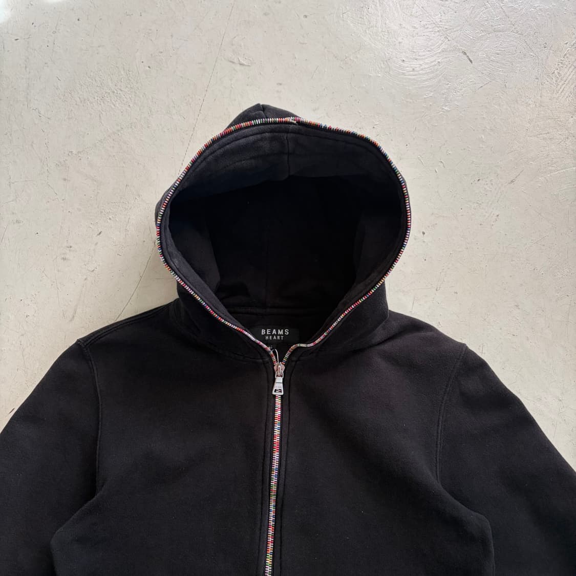 빔즈 HEART 빈티지 후드 풀집업 자켓 S 상품이미지2