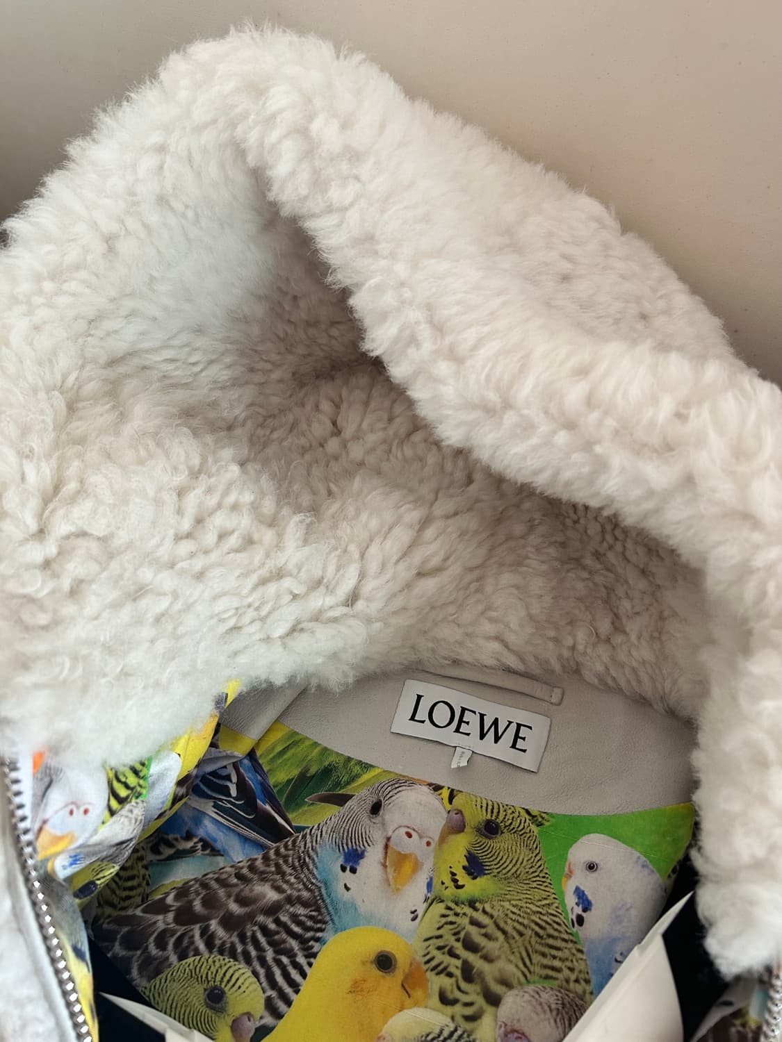 로에베 오버사이즈 무스탕 코트 상품이미지10