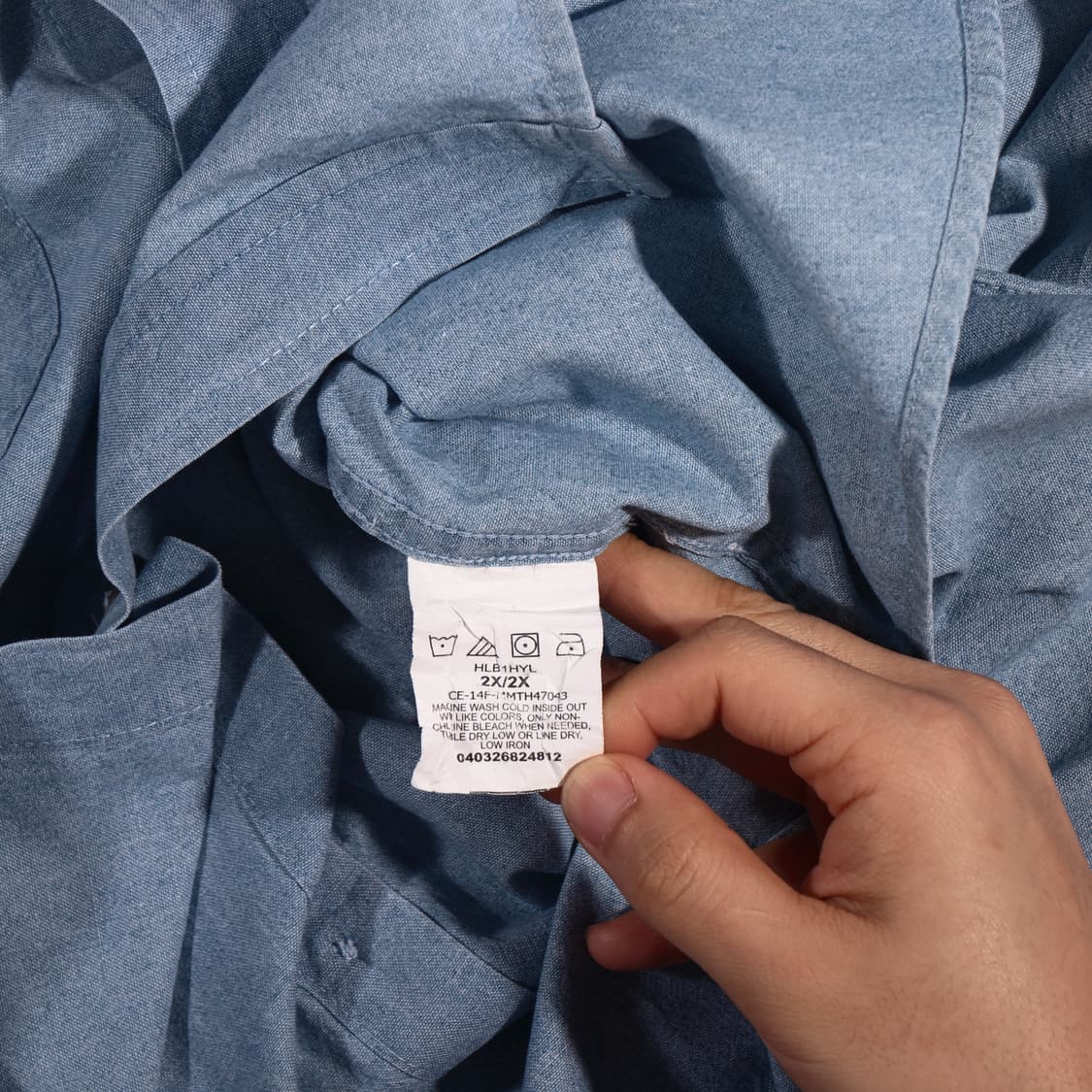  랭글러 연청 코튼셔츠 상품이미지5