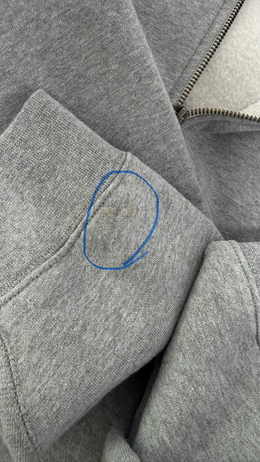 나이키 솔로 스우시 하프집업 회색 XXL 상품이미지5