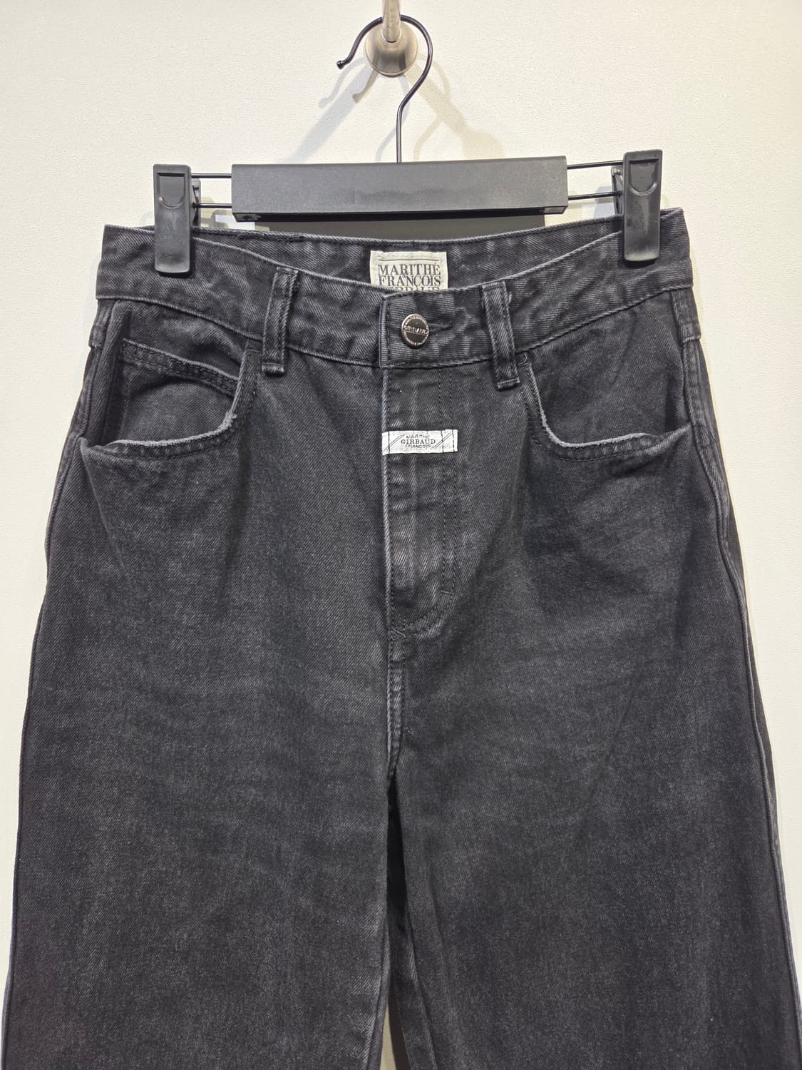 마리떼 프랑소와 저버 우먼스 블랙 데님 팬츠 상품이미지3