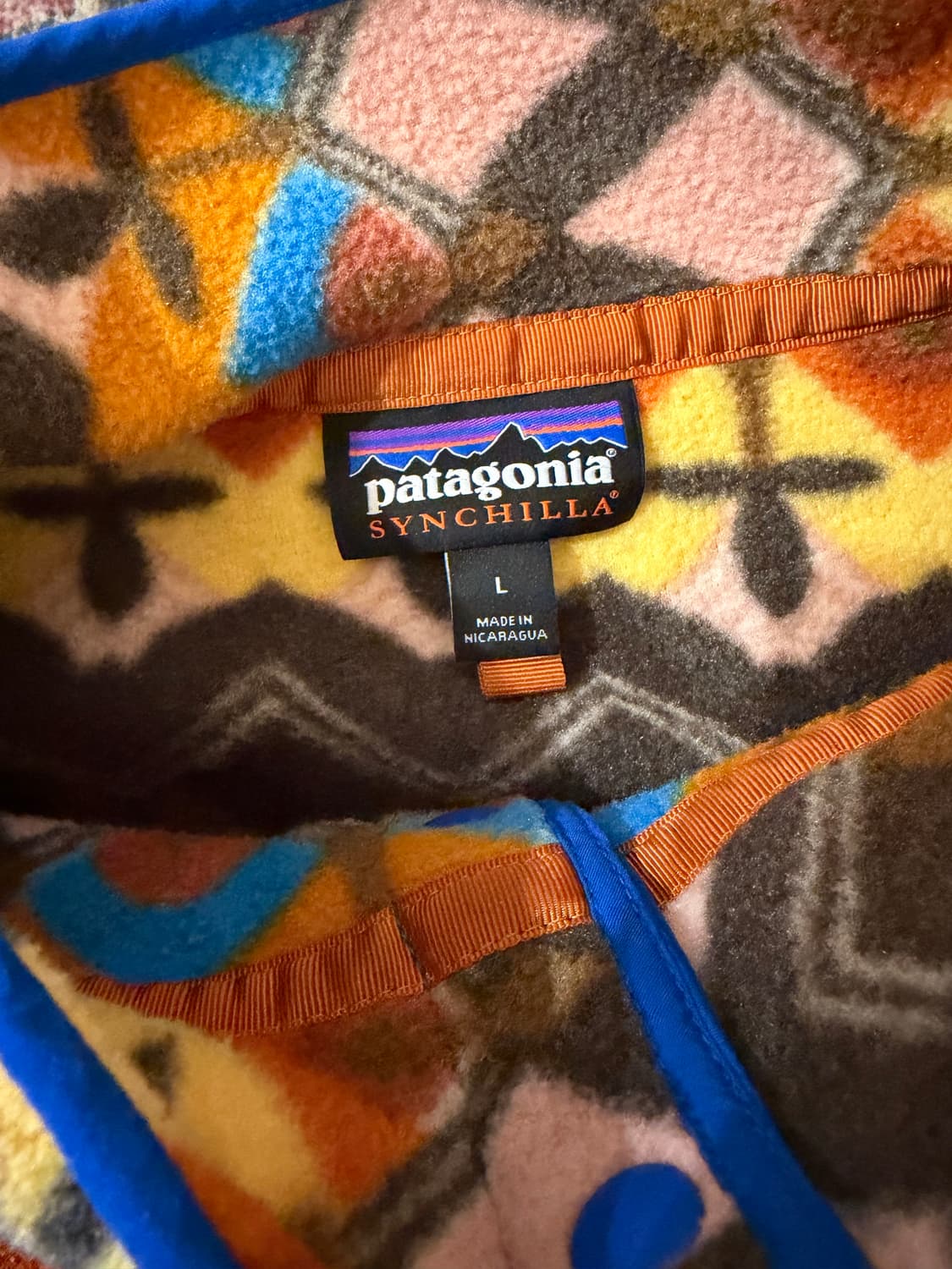 Patagonia]파타고니아 신칠라 아즈텍 풀오버 후리스 L 상품이미지4