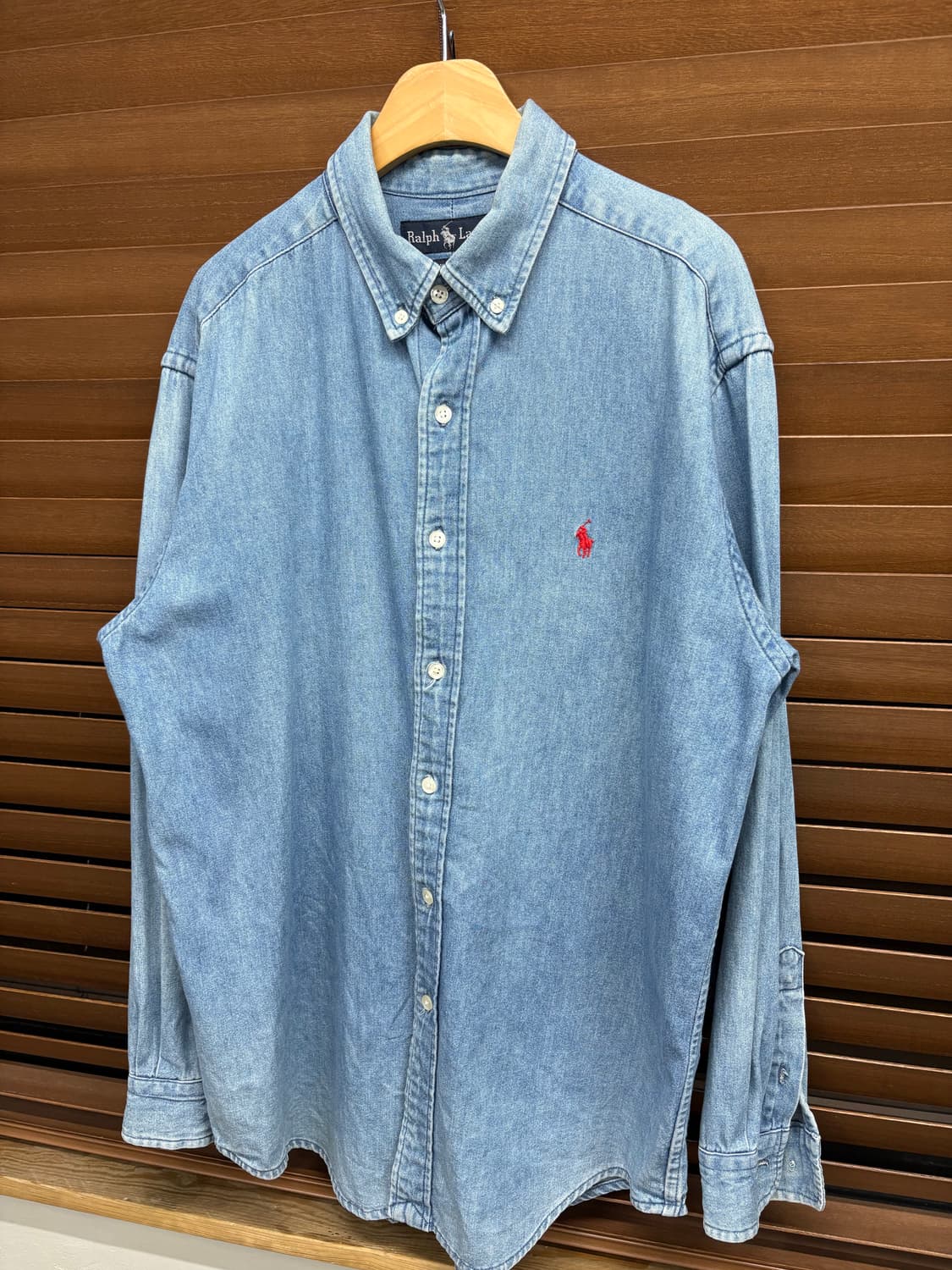 폴로 랄프로렌 중청 데님 셔츠 상품이미지1