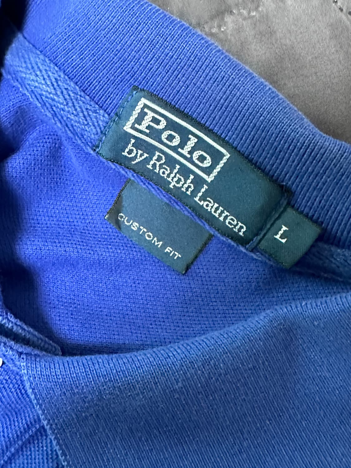 [L]Polo 폴로 키프치프 빅로고 pk 카라티 블루 상품이미지3