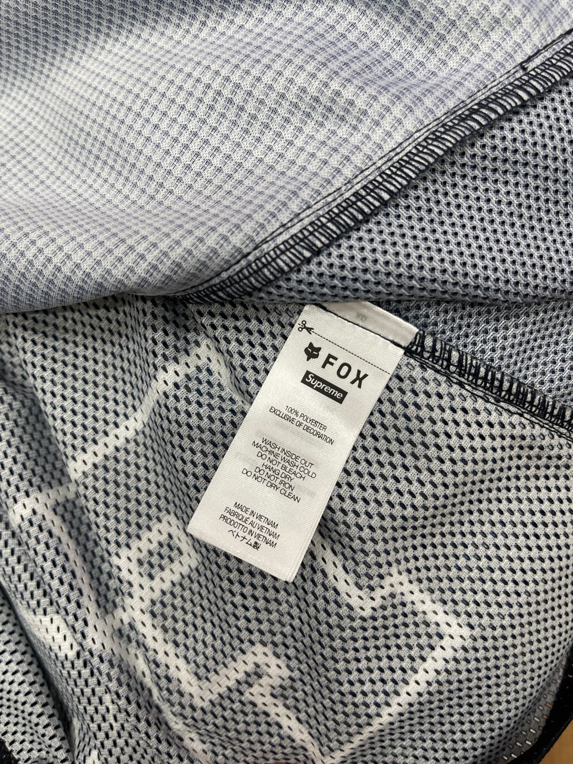 슈프림 x 폭스 레이싱 저지 블랙 M 상품이미지6