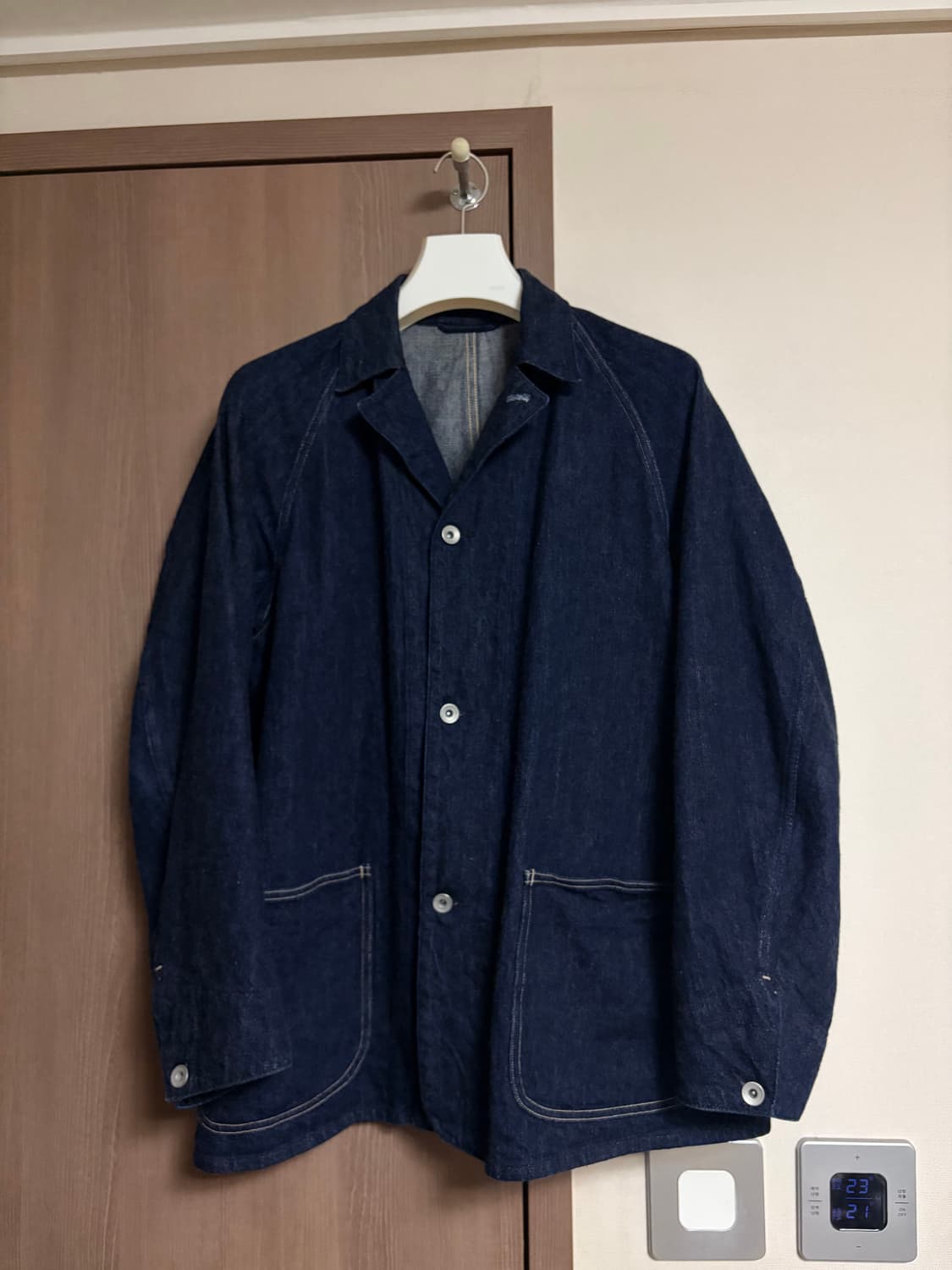 [1]23aw 코모리 데님 워크자켓 상품이미지1