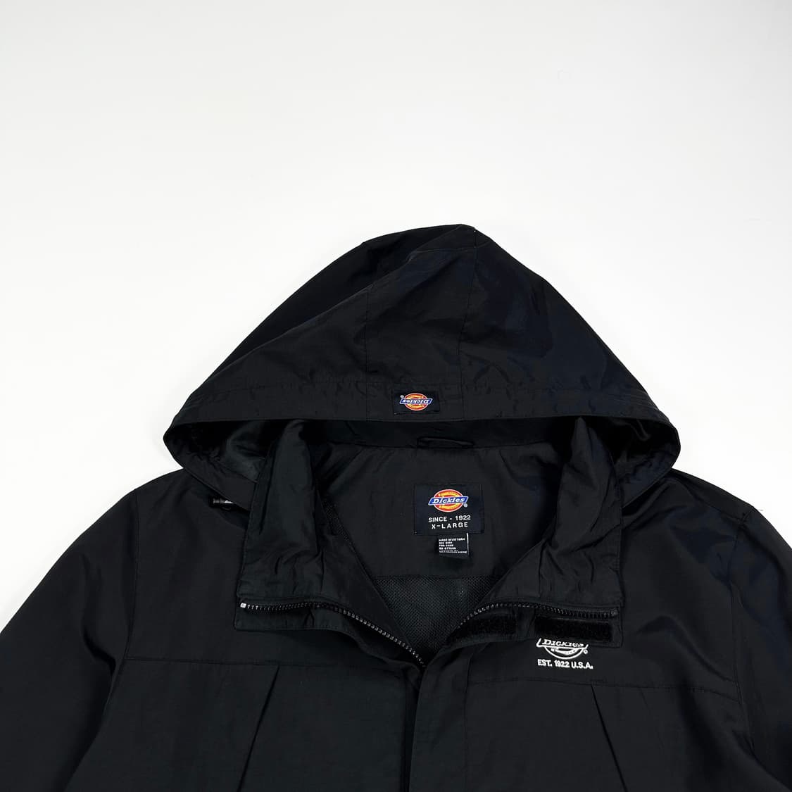 디키즈 오리지널 블랙 풀오버 바람막이 자켓 (XL) 상품이미지1