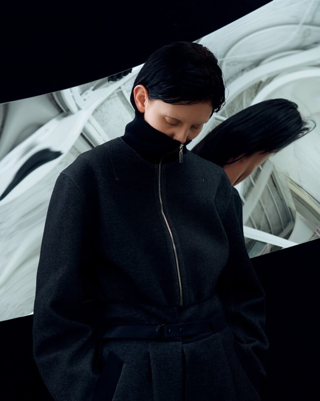 3) irenisa 이레니사 하이넥 집업 상품이미지9