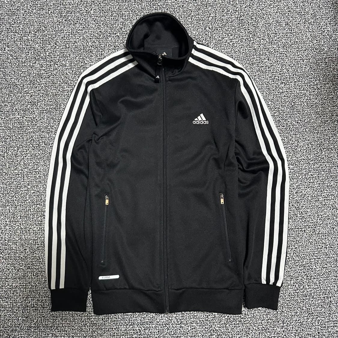 (90) 아디다스 삼선 트랙탑 블랙 검흰 져지 상품이미지1