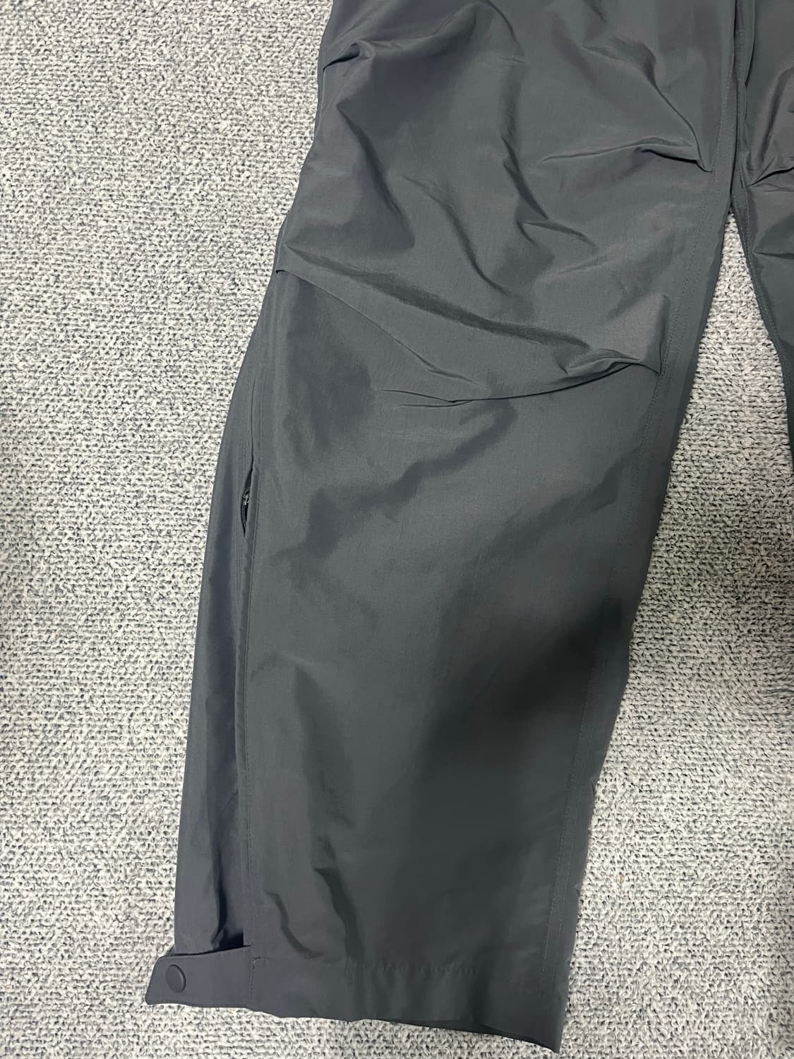 무탠다드 시티레저 사이드지퍼 파라슈트 팬츠 블루그레이 상품이미지3