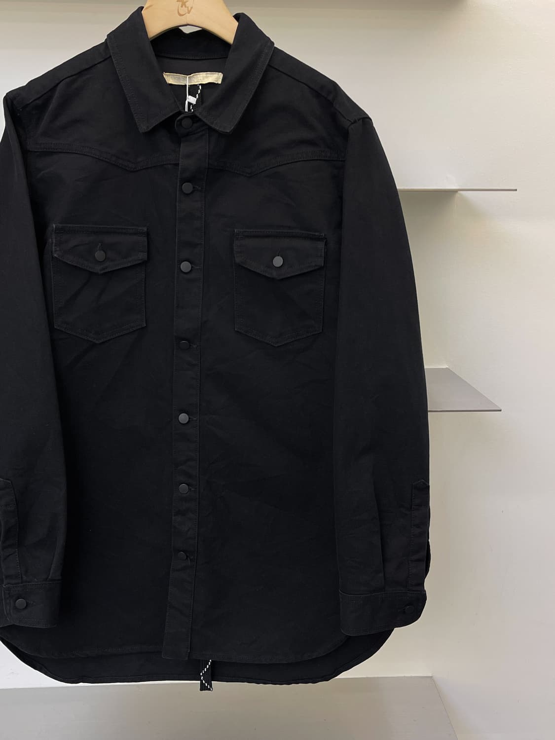 오프화이트 14ss 애로우 프린티드 데님 셔츠 상품이미지5