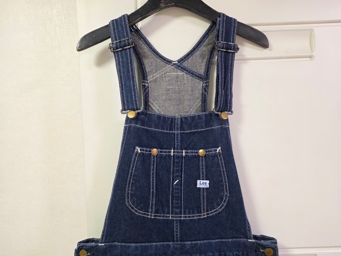 JPN Lee 데님 워싱 멜빵 스커트 여성 M

 상품이미지3