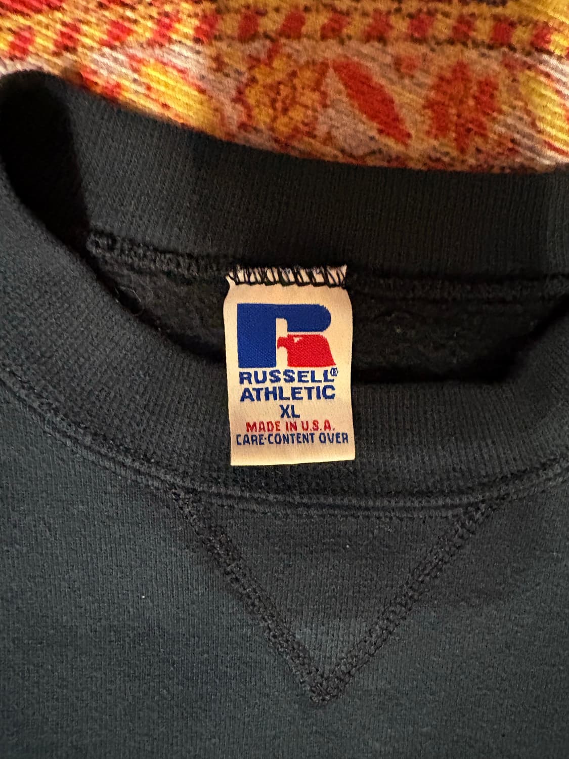 90s 미제 러셀 빈티지 맨투맨 스웻셔츠 다크그린 상품이미지2