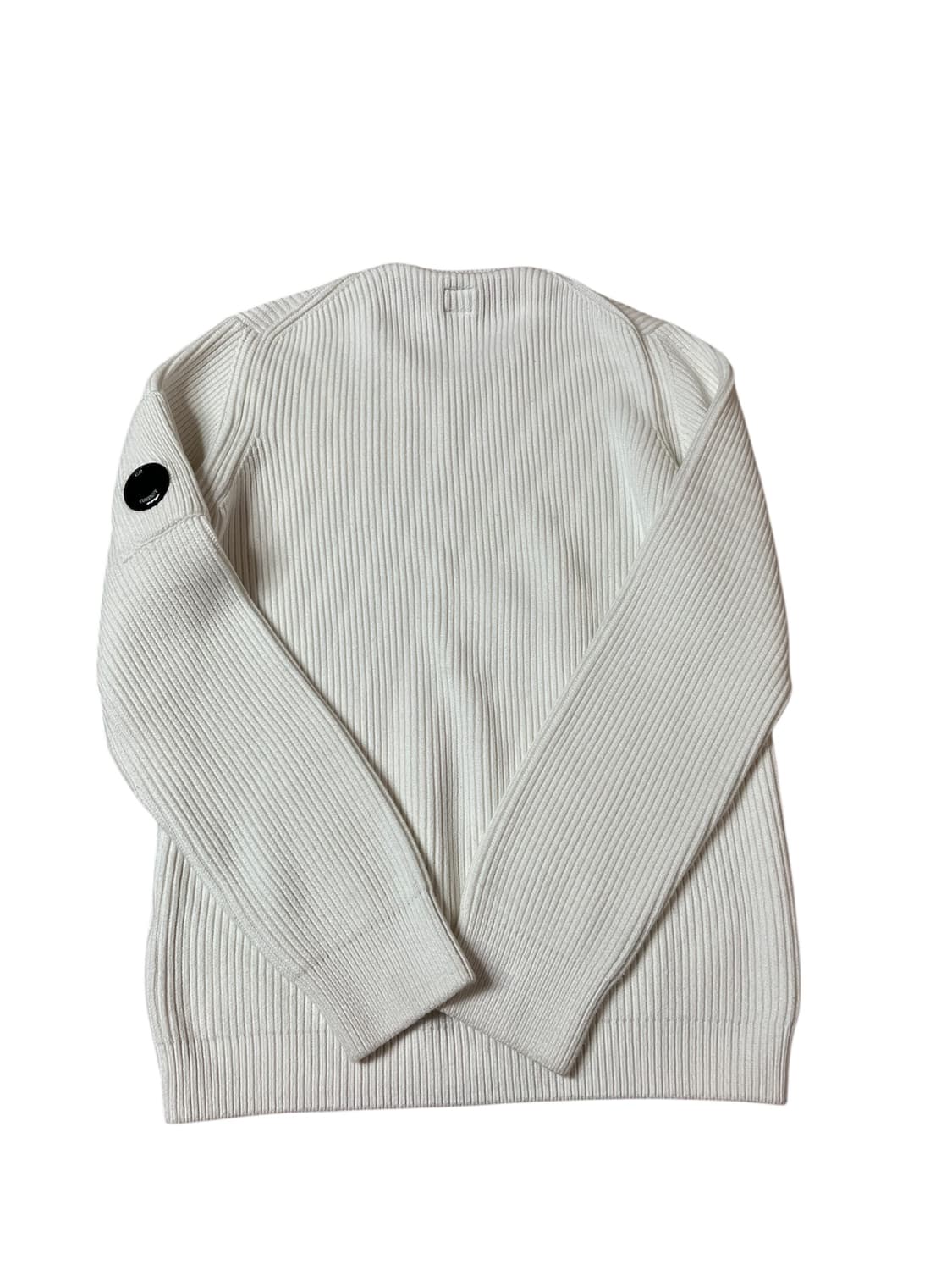 [54] 23fw cp컴퍼니 풀 립 크루넥 점퍼 거즈 화이트 상품이미지6