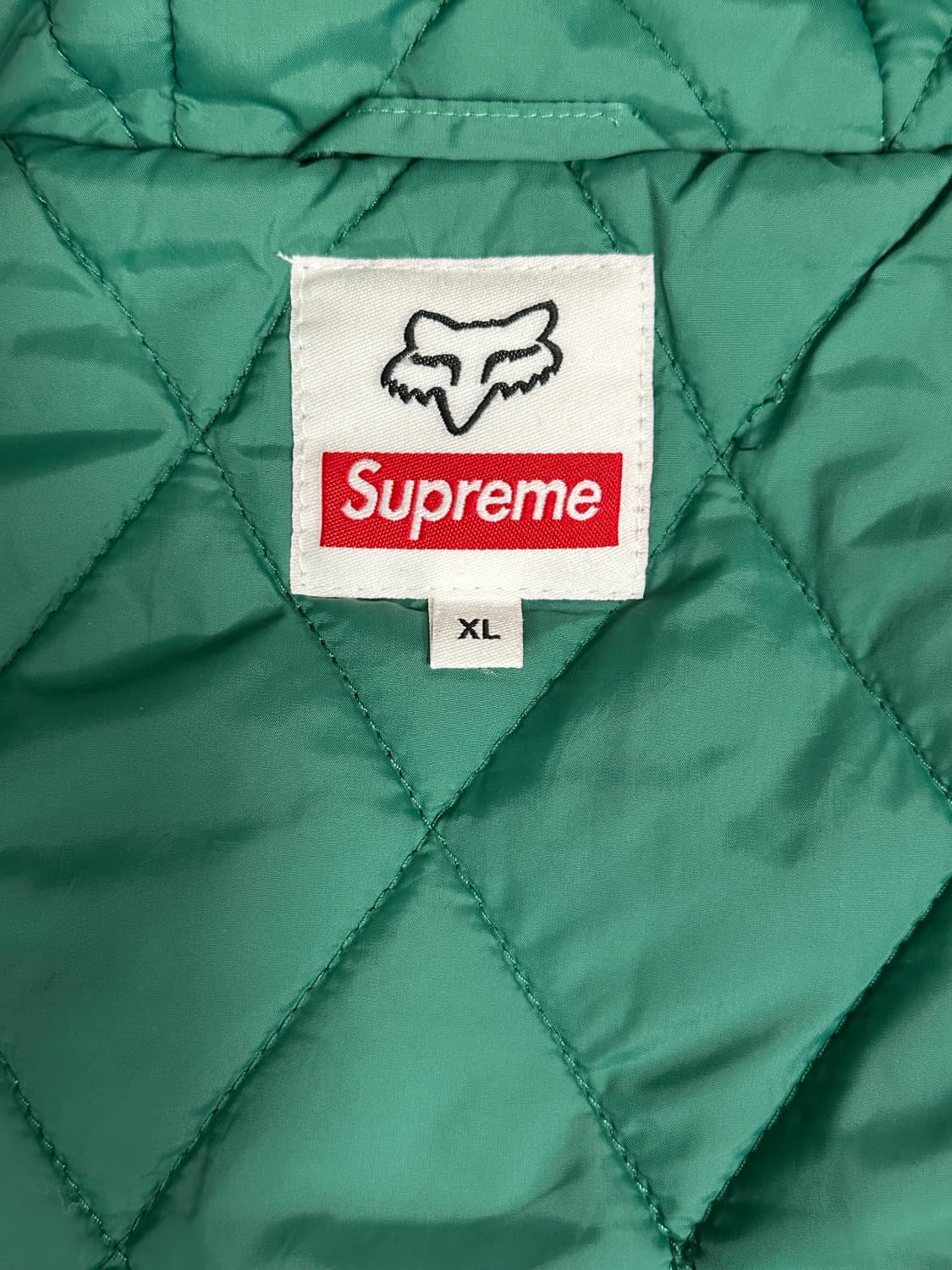 슈프림 x 혼다 x 폭스레이싱 퍼피 집업 자켓 그린 size : XL 상품이미지8