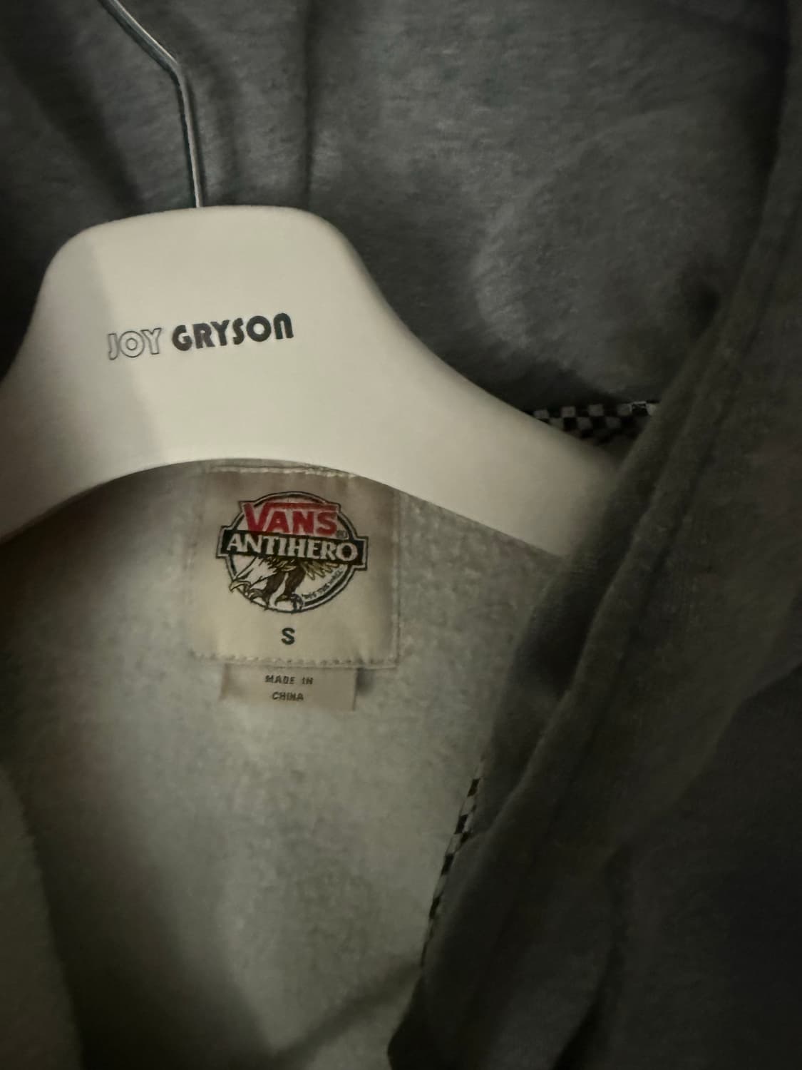 반스 기모 후드집업 상품이미지3