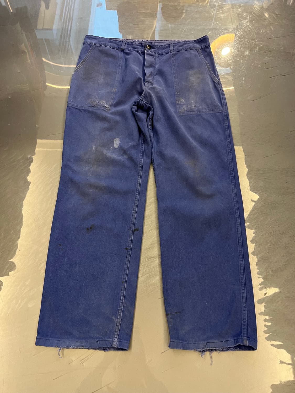 OLD VINTAGE HARD FADED 빈티지프렌치워크팬츠 상품이미지1