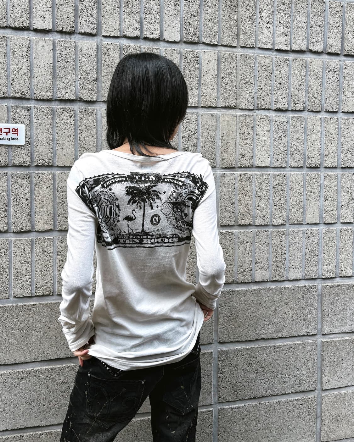 LGB 그런지 아트워크 롱 슬리브 상품이미지6