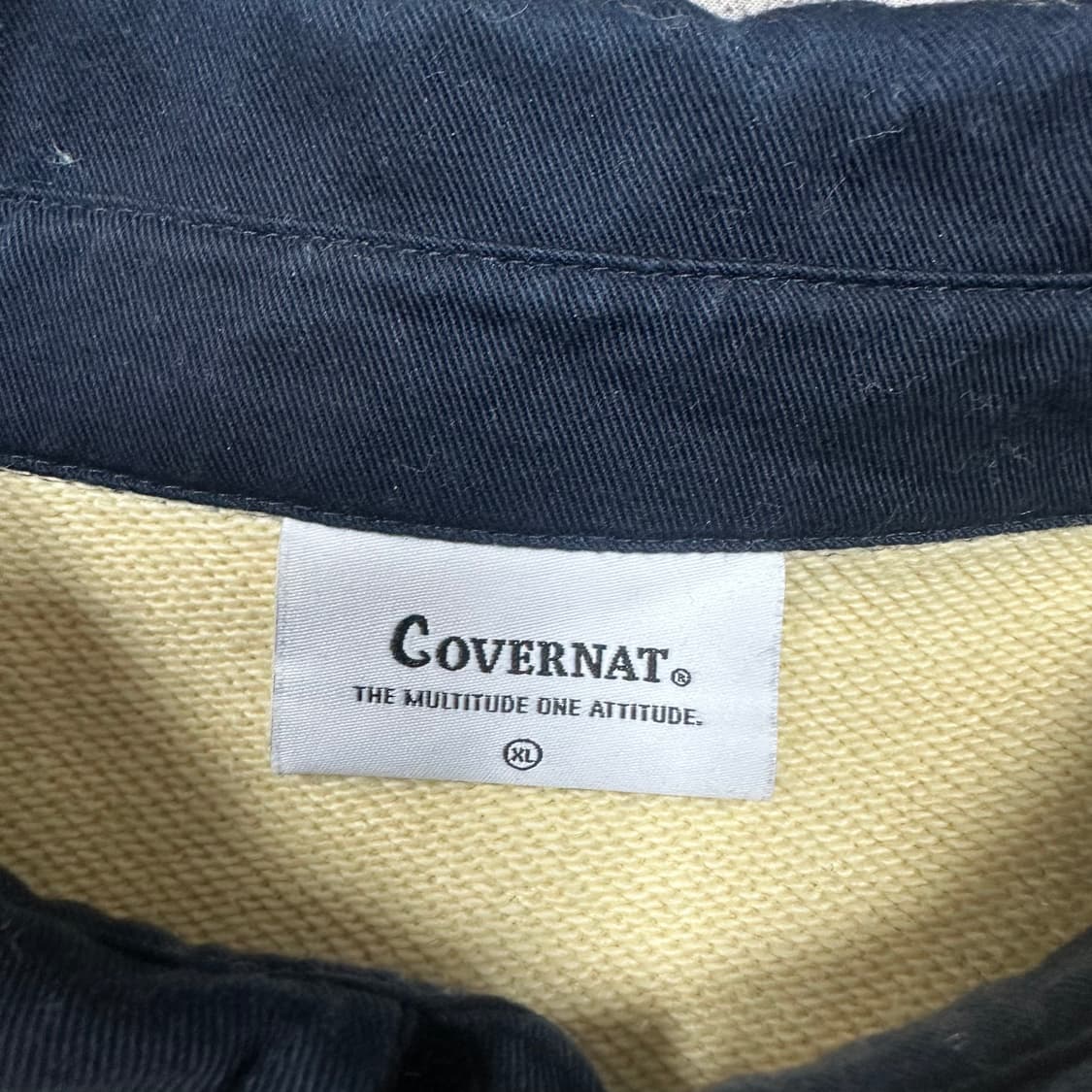 ✨ (바배) 커버낫 스트라이프 럭비 카라 롱슬리브 상품이미지3