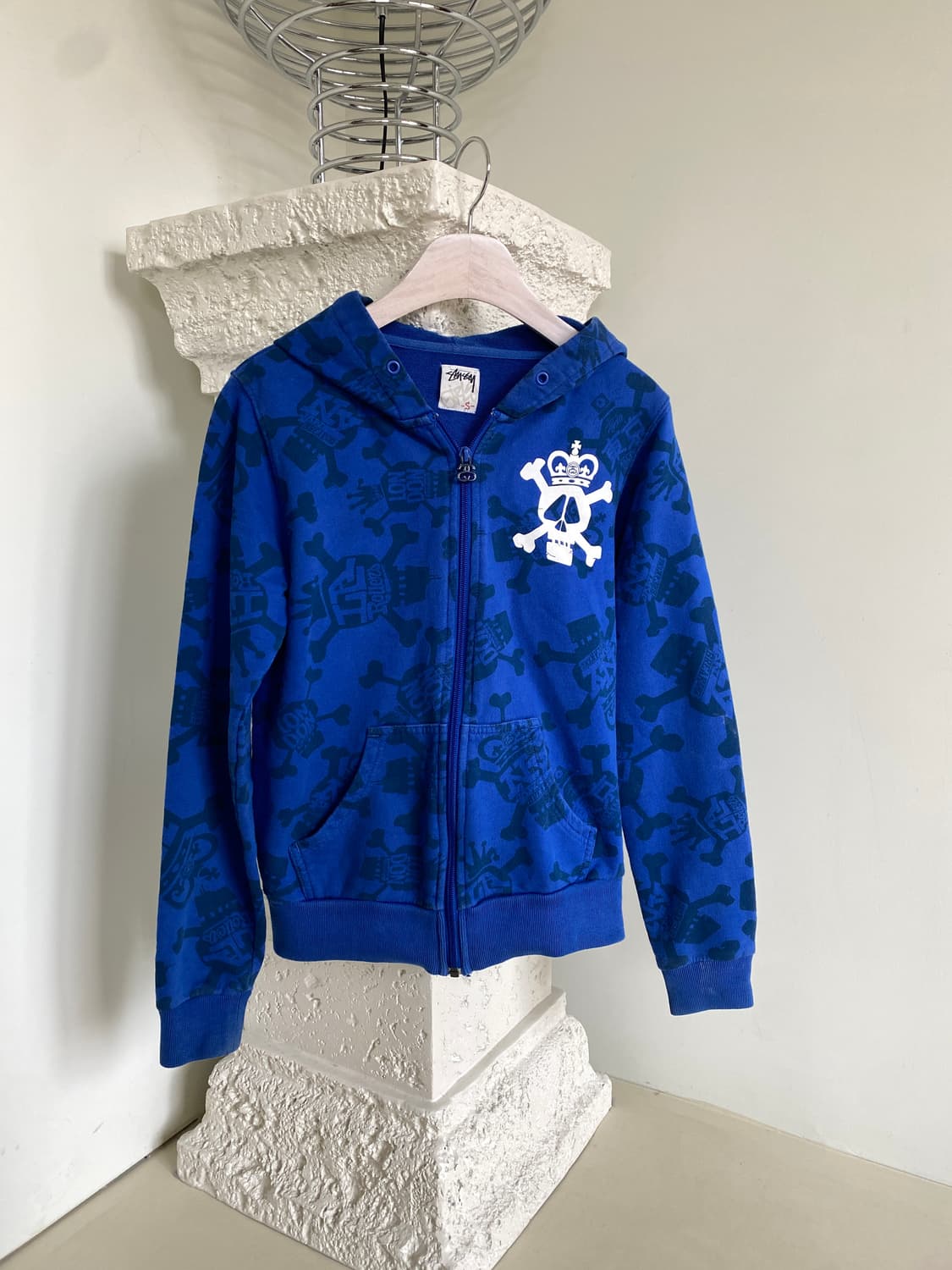 스투시 스컬 시티 후드집업 상품이미지2