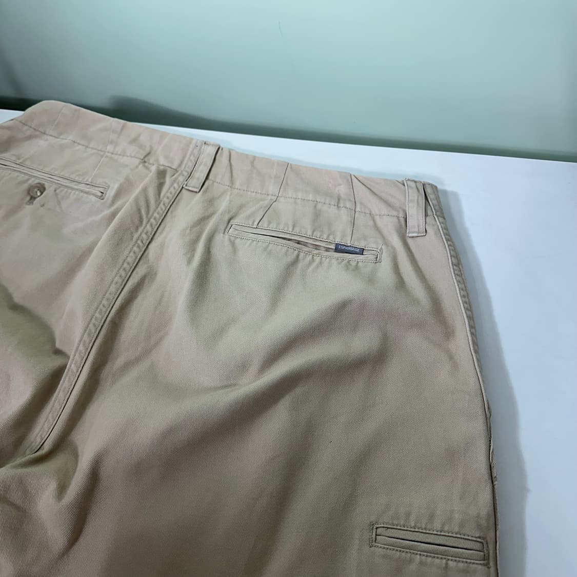 L-XL 에스피오나지 라이트베이지 테이퍼드와이드핏 치노팬츠 상품이미지6