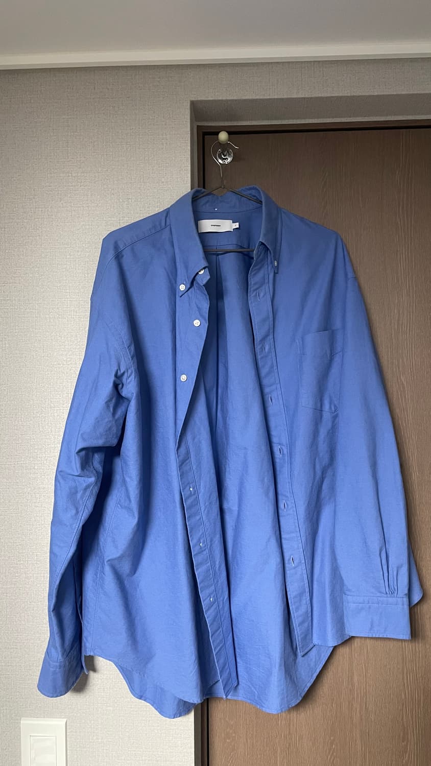 그라프페이퍼 옥스포드 L/S 버튼다운 박스 셔츠 L 2사이즈 상품이미지1