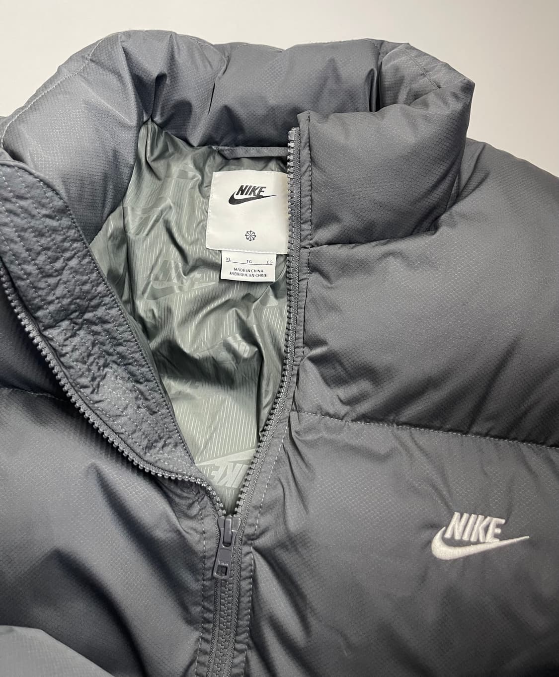 나이키 NSW 푸퍼 패딩 그레이 XL 상품이미지4
