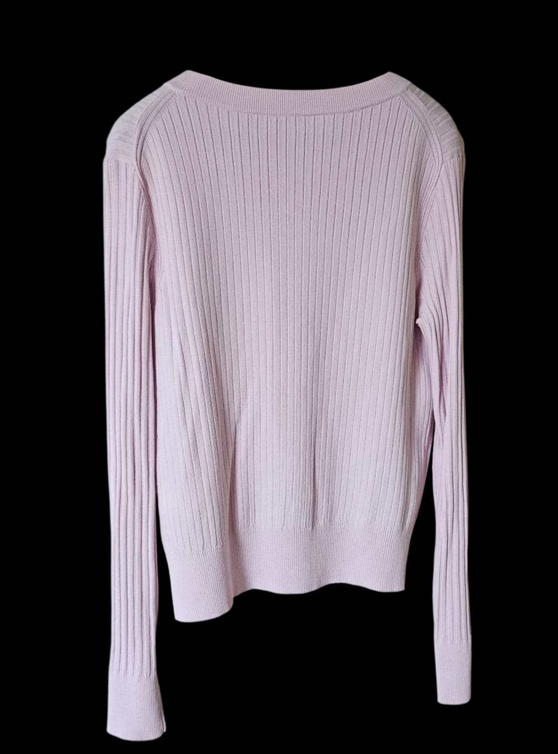 [새상품] 슬림핏 니트 여성 가디건 라이트 핑크 M 상품이미지9