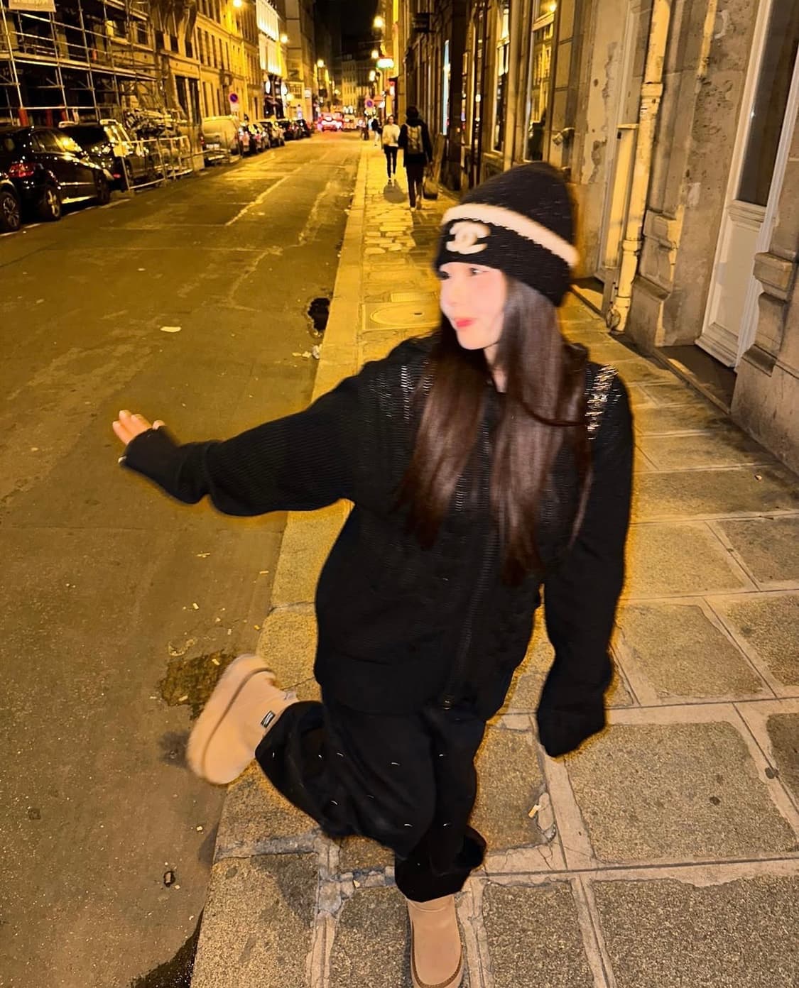 홍영기 키시닝 투웨이 후드 니트 집업 가디건 상품이미지1