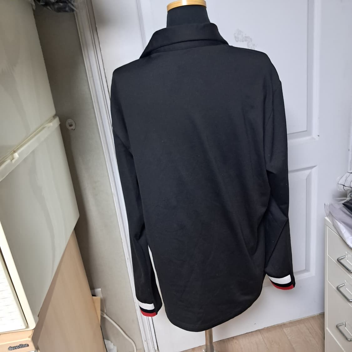 타이틀리스트 긴팔 카라티 긴팔티셔츠 블랙 L(약100) 상품이미지3