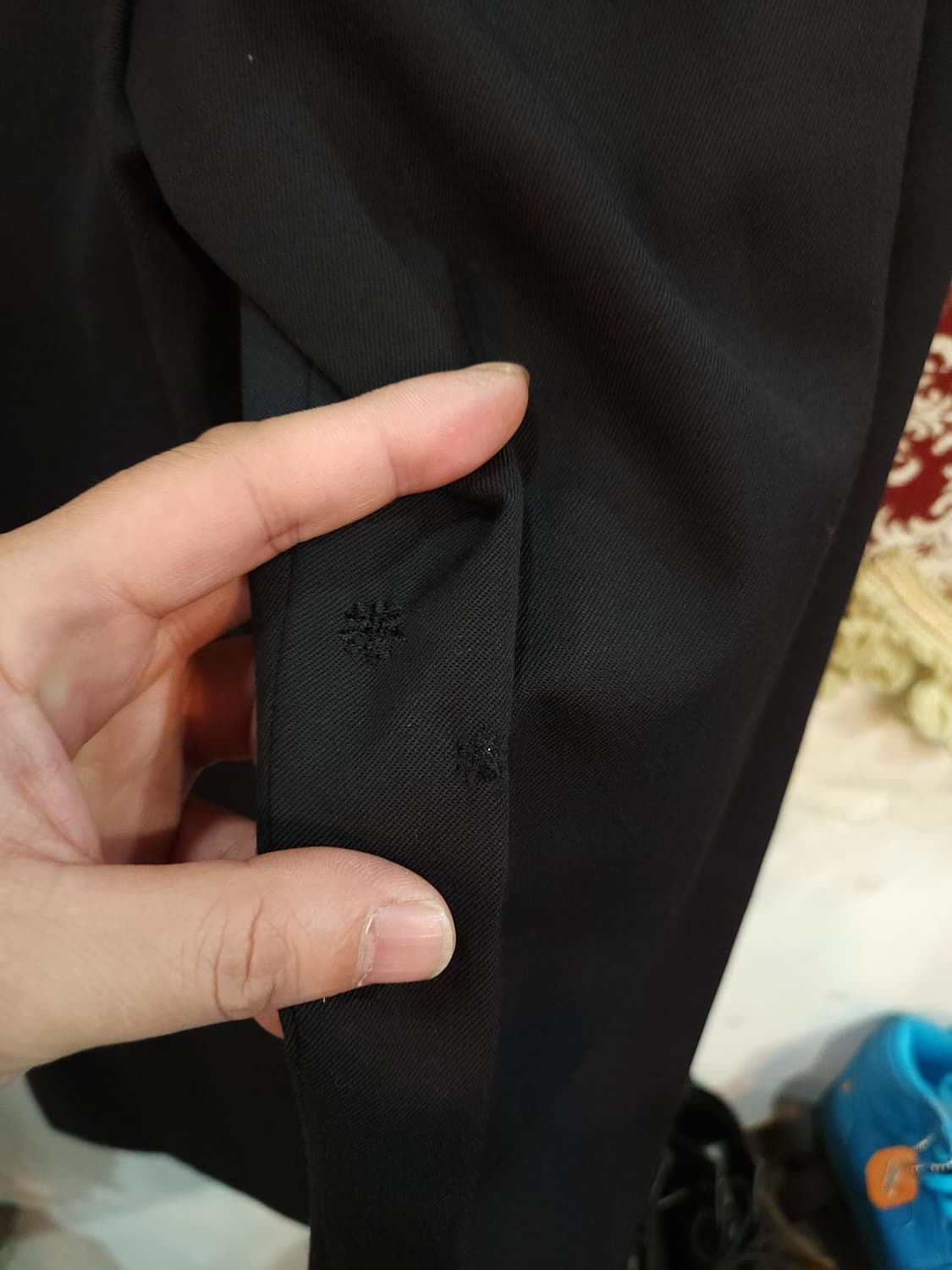 라프시몬스 울 캐시미어 블랙 슬랙스 팬츠

 상품이미지6