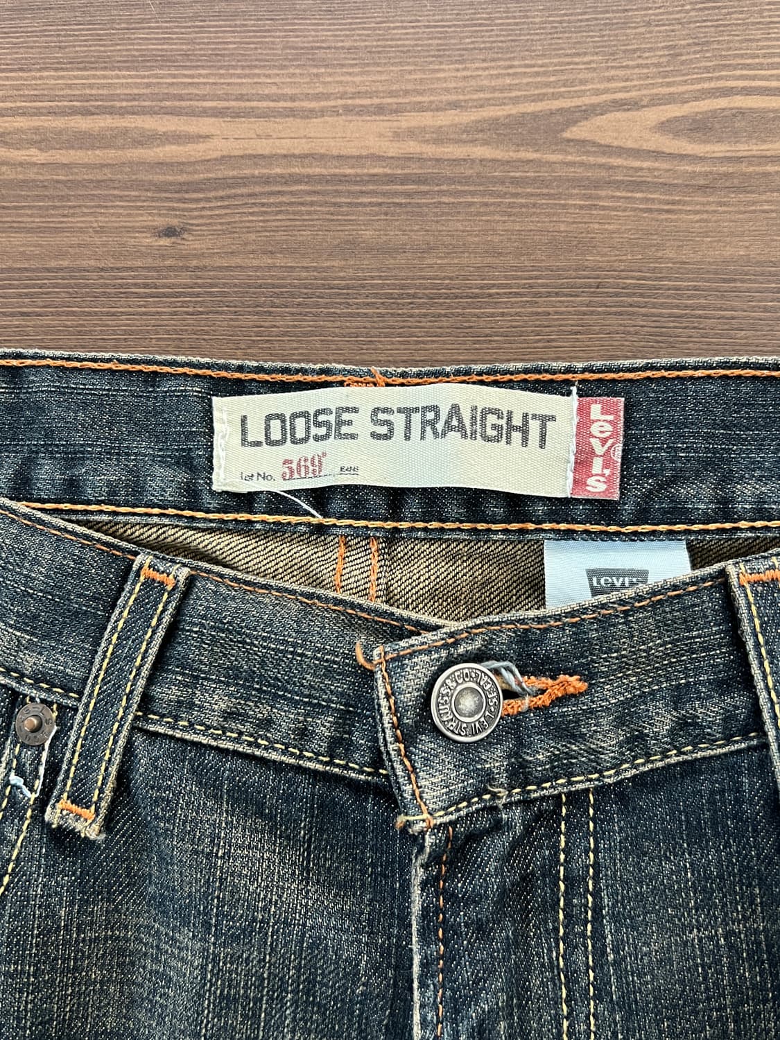00s Levis 리바이스 569 루즈 스트레이트 데님 팬츠 상품이미지6