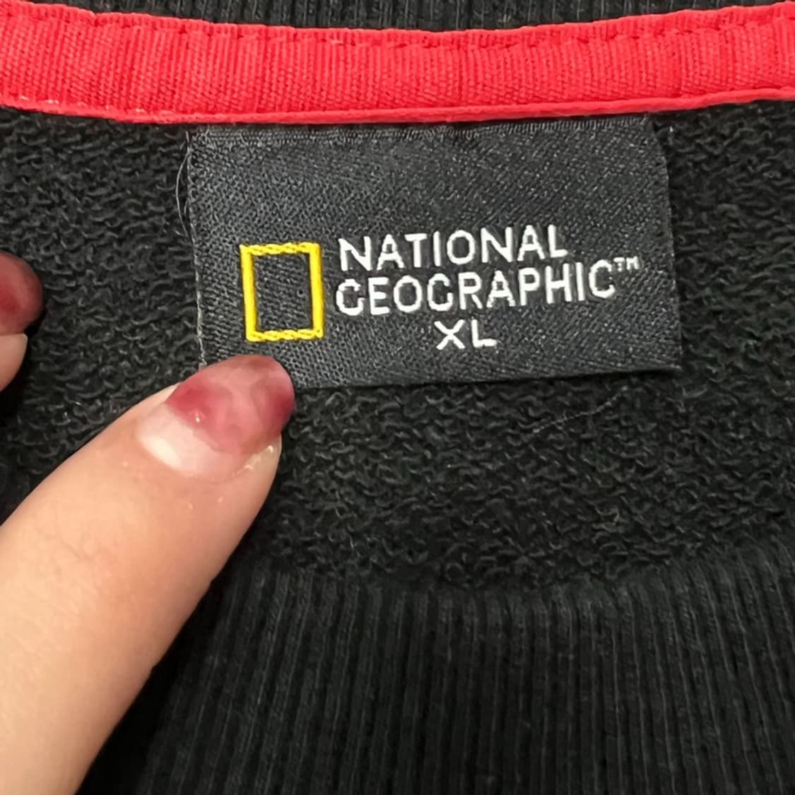 네셔널지오그래픽 빅로고 맨투맨 v0783 상품이미지6