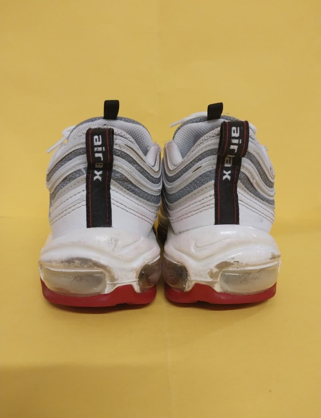 남성 나이키 에어맥스 97 화이트실버 운동화 (250) 상품이미지4