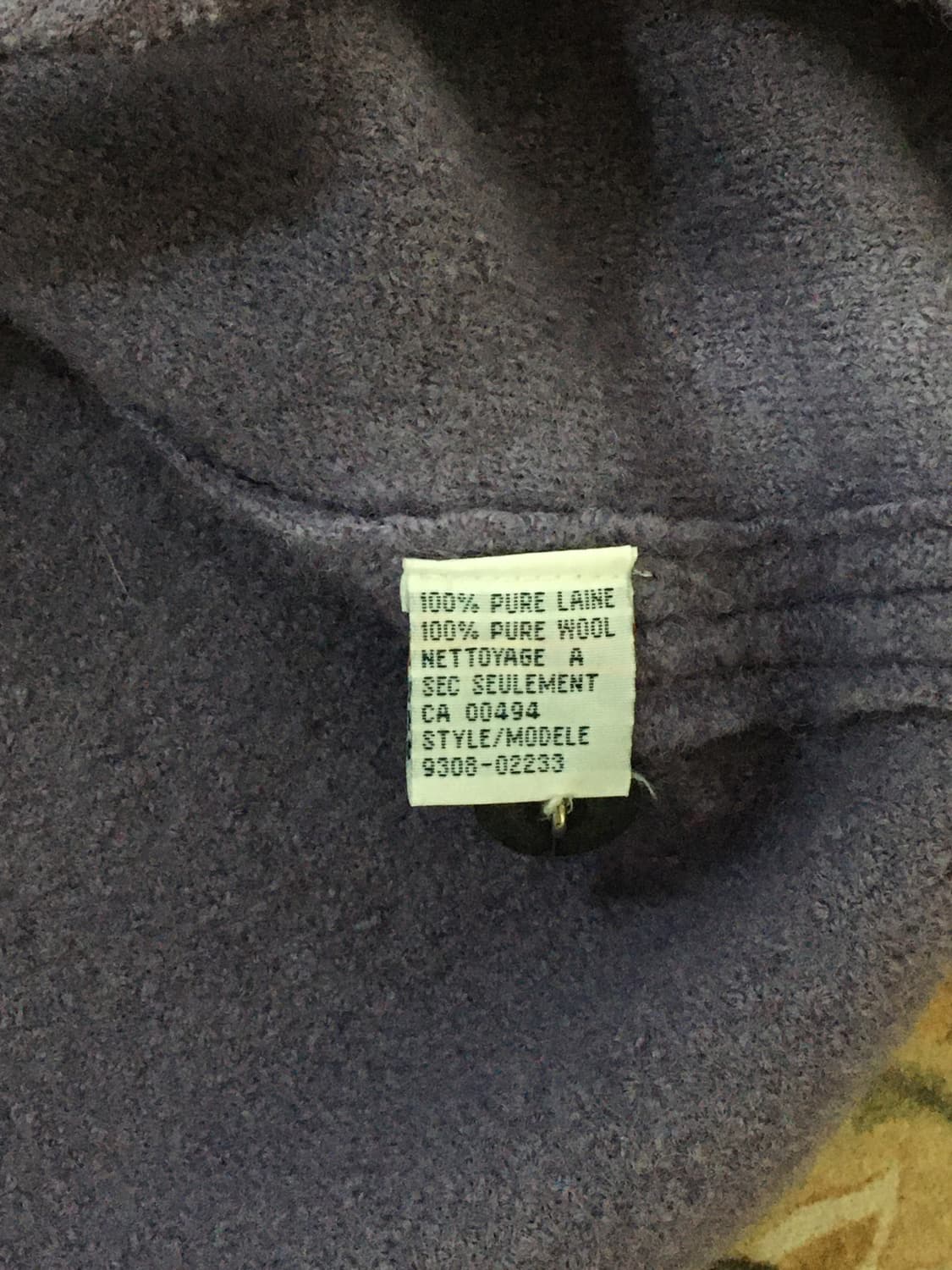 울 라일락 눈꽃 롱 가디건 상품이미지5