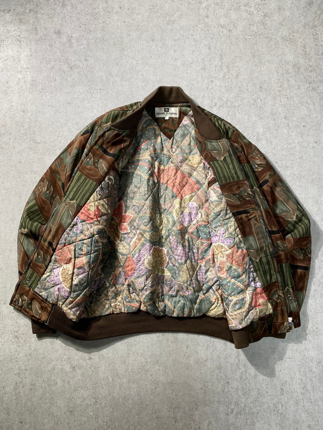 [XL] 90s Pierre Balmain 발망 에스닉 블루종 자켓 상품이미지6