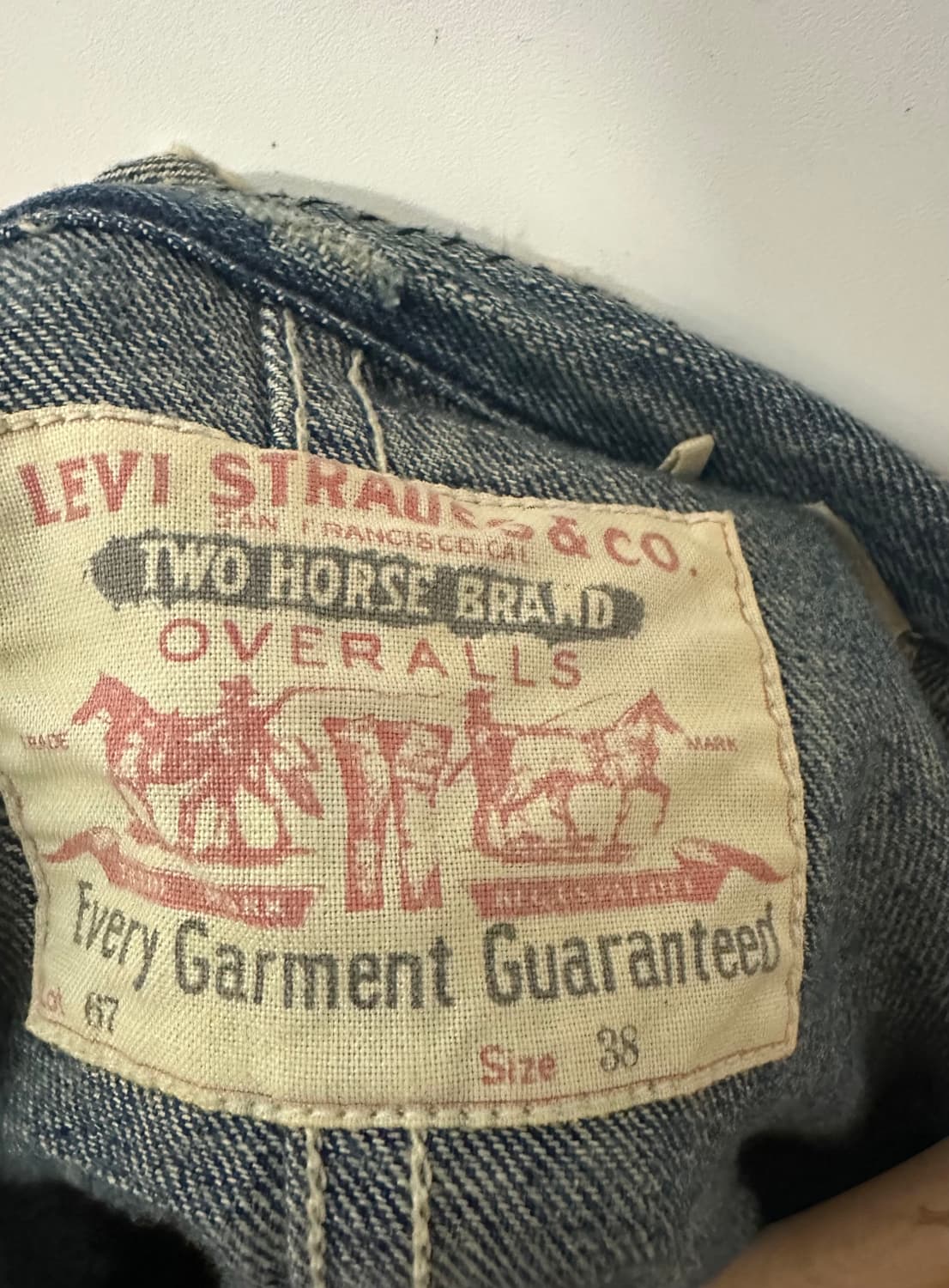 [LVC/리바이스] 1920's Lot 67 삭 코트 38사이즈 상품이미지6