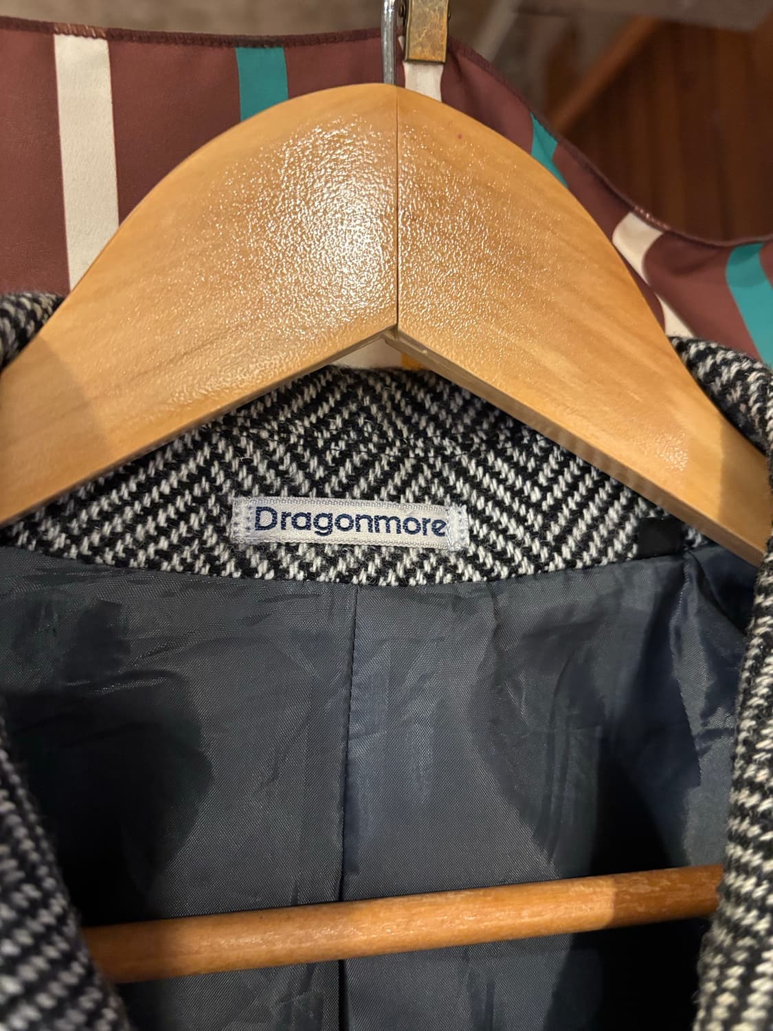 일본 헤링본 싱글코트 상품이미지2