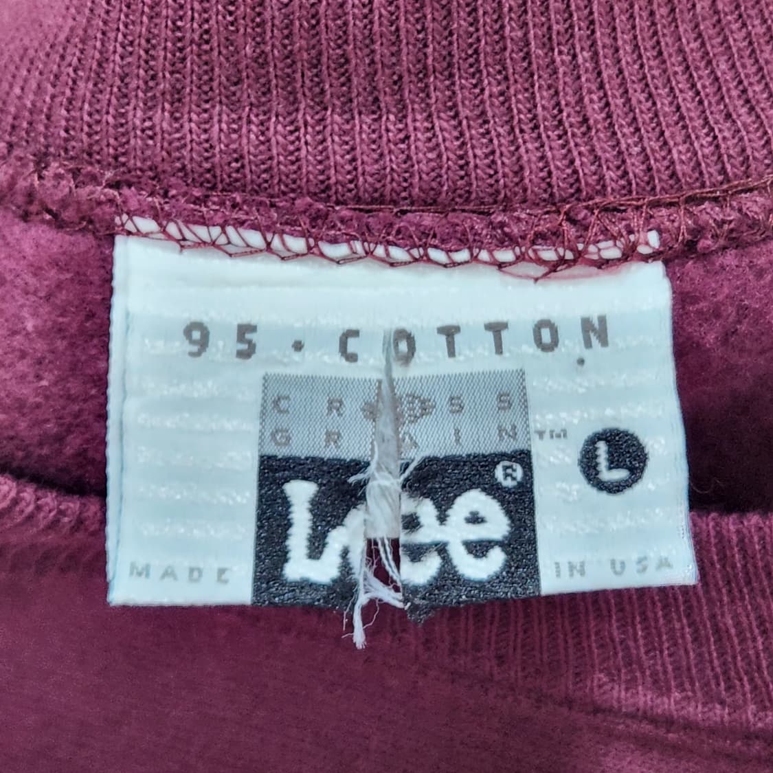 Made in USA Lee 로고 프린팅 스웻셔츠 L 상품이미지3