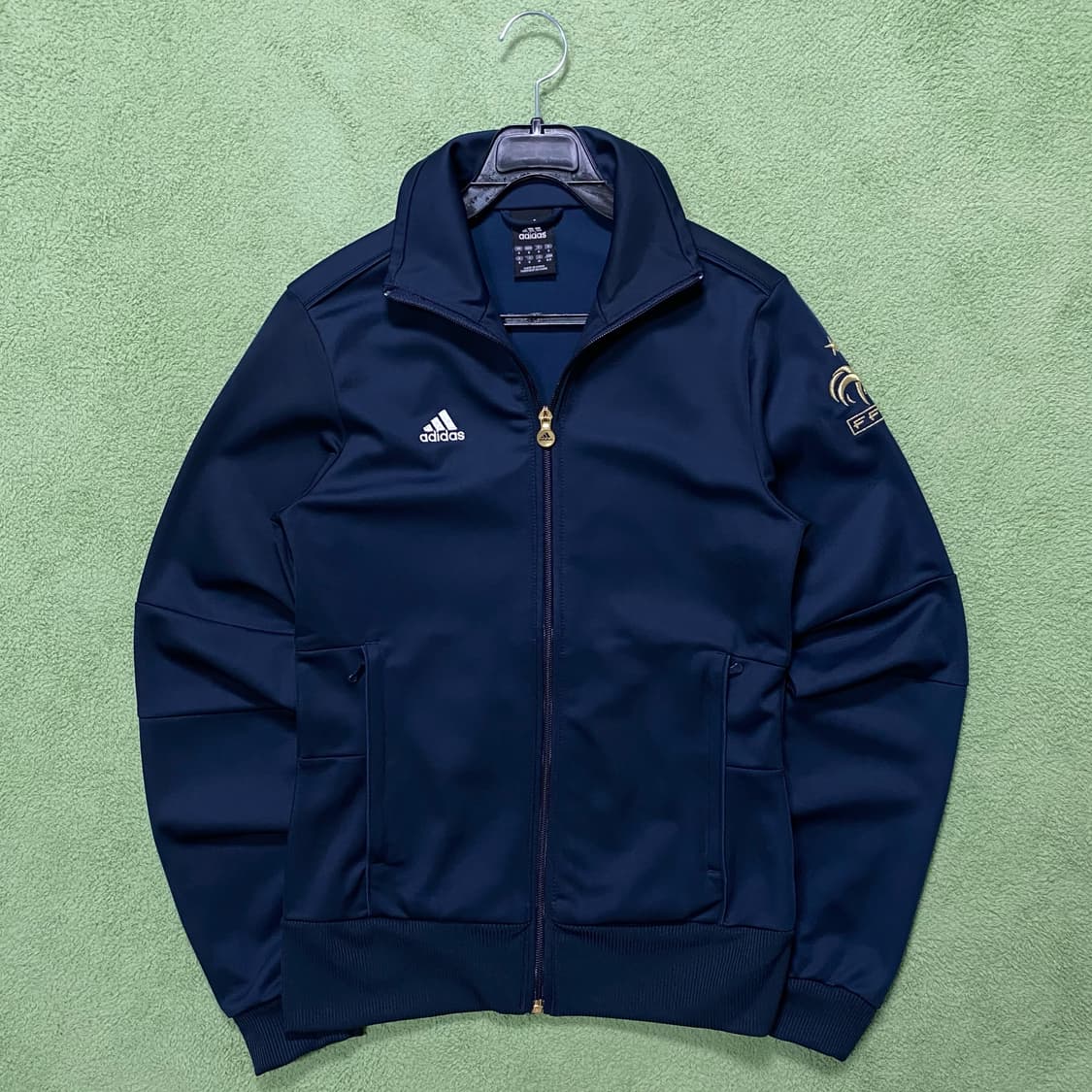 아디다스 프랑스 네이비 져지 트랙탑 상품이미지2