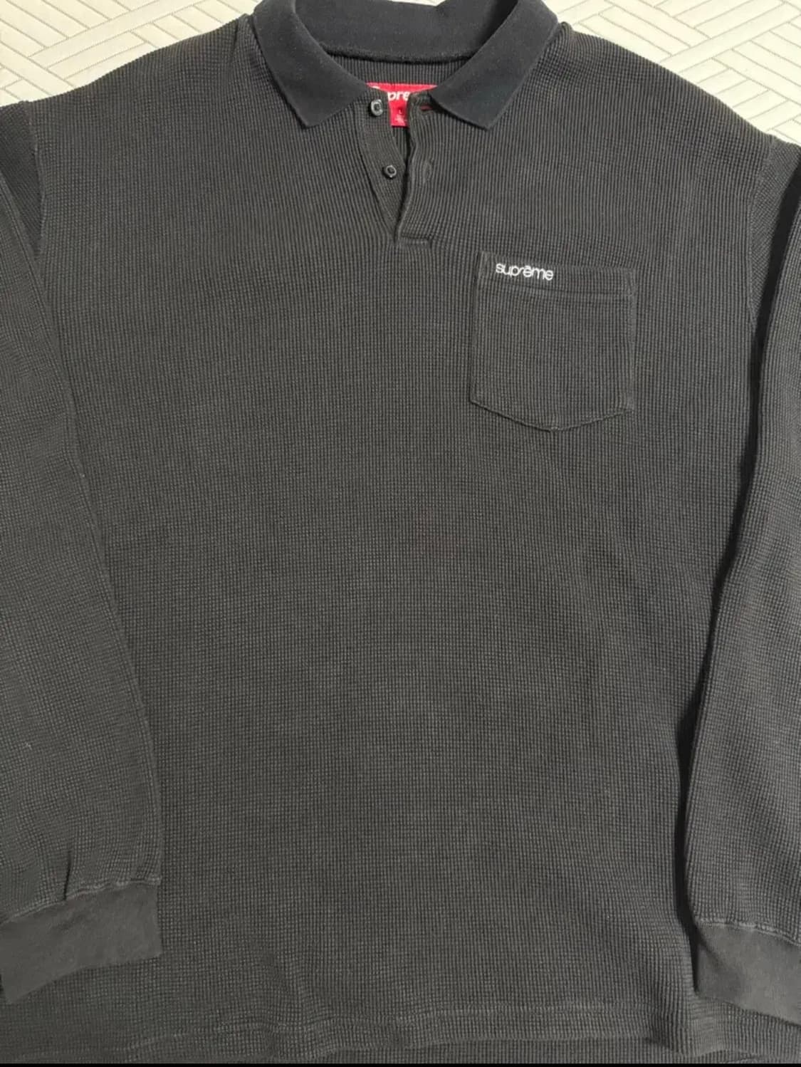 슈프림 써멀 폴로 L 상품이미지2