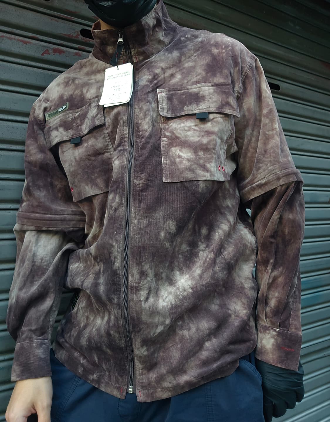 RollerGear 롤러기어 브라운 타이 다이 코듀로이 자켓 상품이미지1