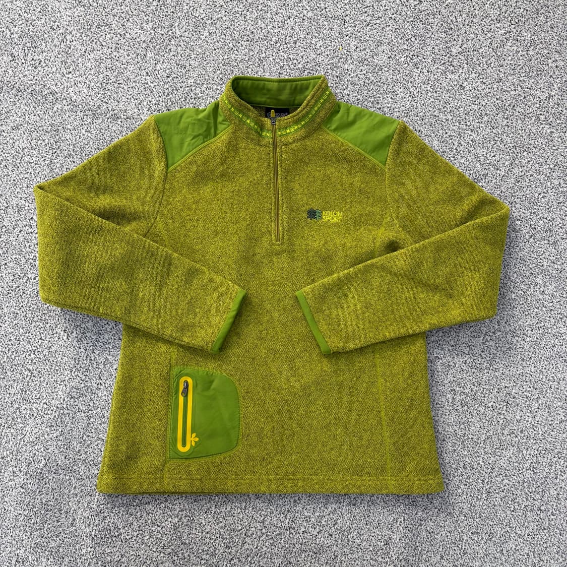 90 코오롱스포츠 반집업 후리스 긴팔티 0304J 상품이미지1