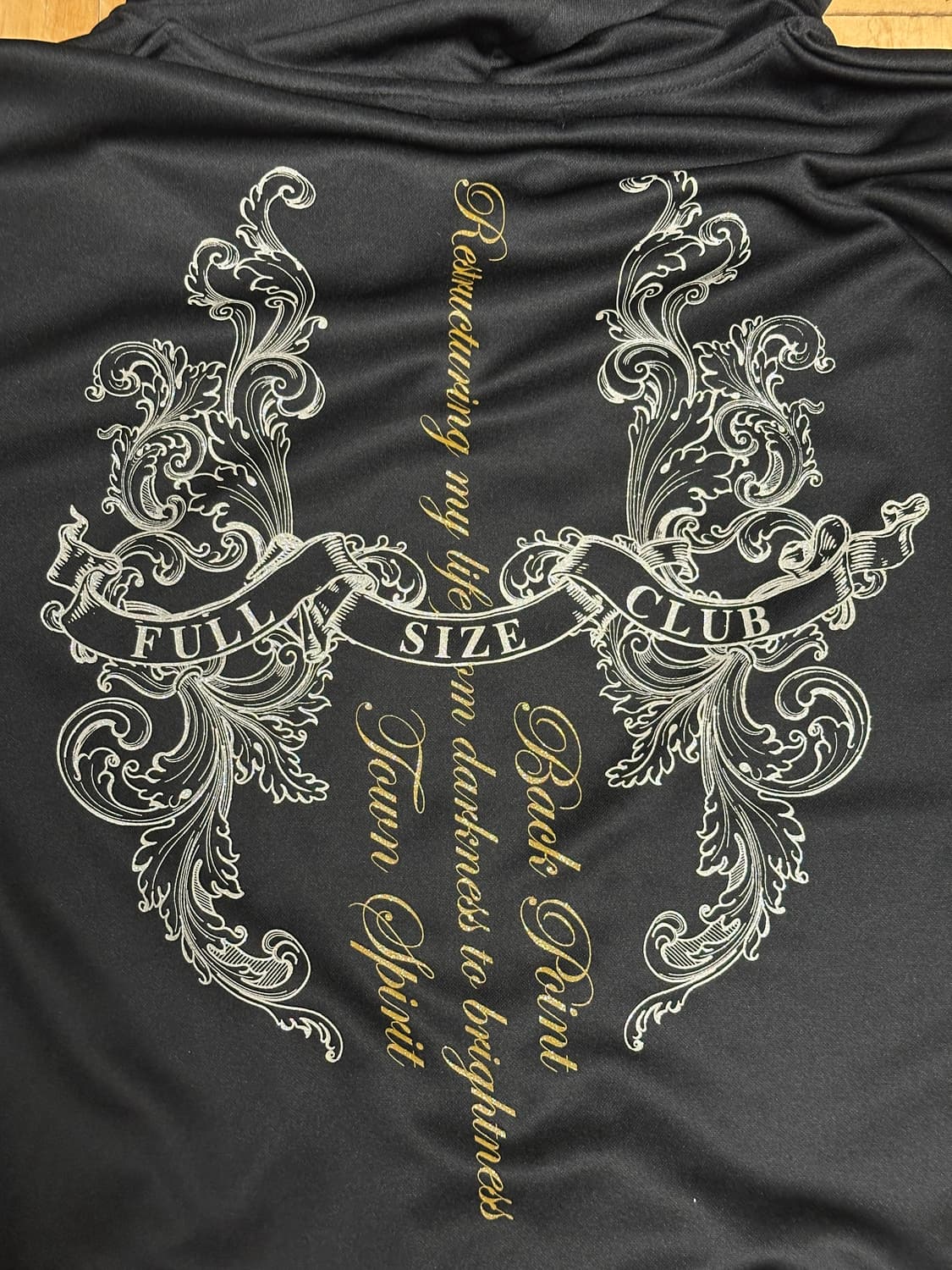 빈티지 프린팅 후드 집업 상품이미지4