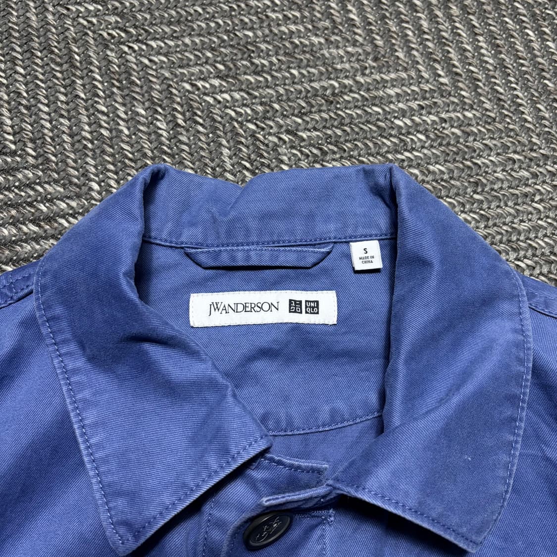 (새상품)JW앤더슨X유니클로 블루 워크 재킷(S) 상품이미지3