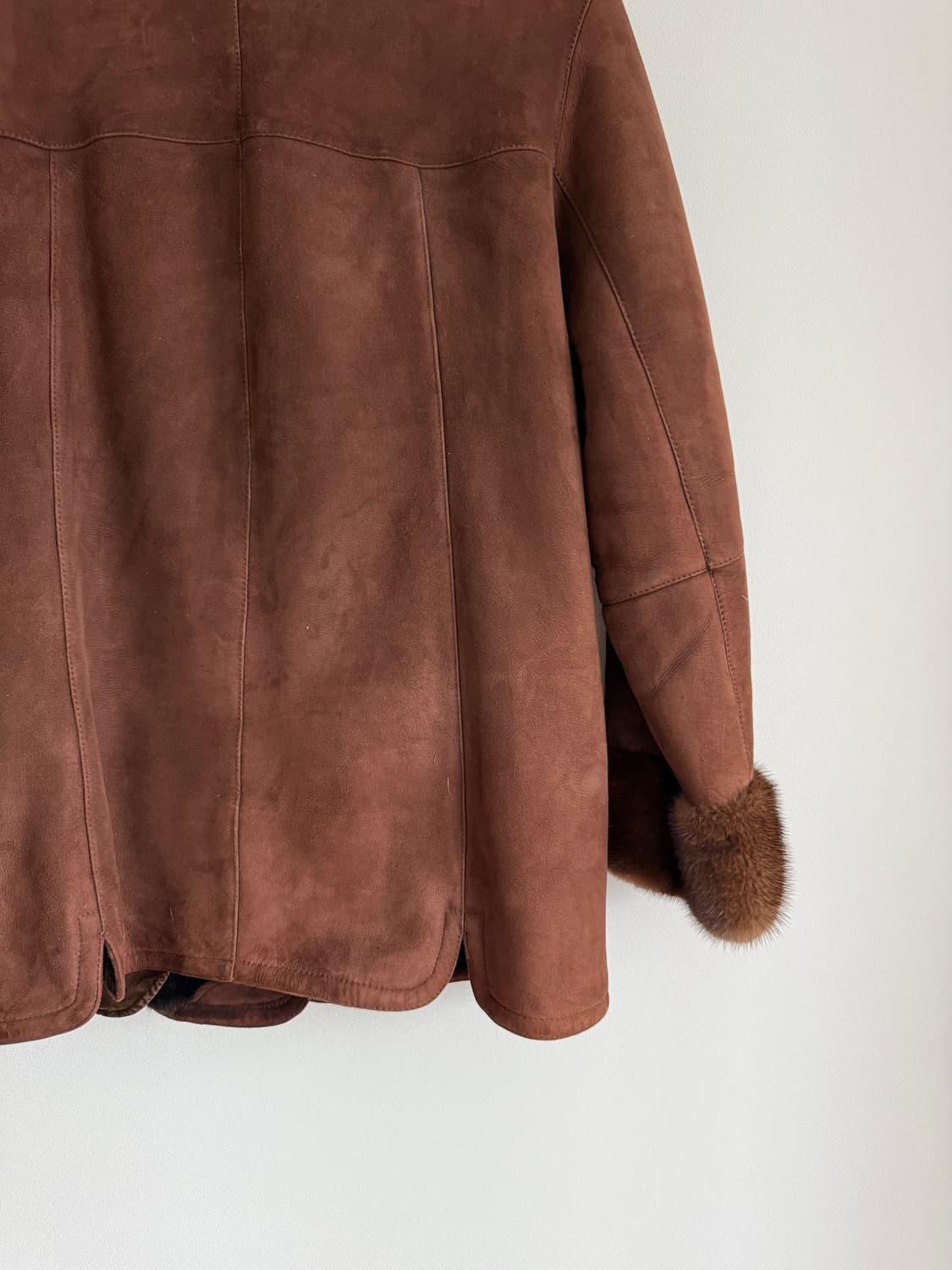 Pre owned 리얼 퍼 무스탕(양가죽, 양털, 모피) 상품이미지5