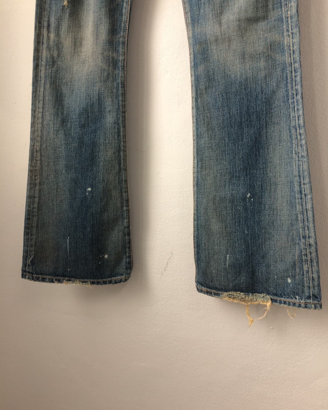 edwin Stud point damage washing denim pa 상품이미지5