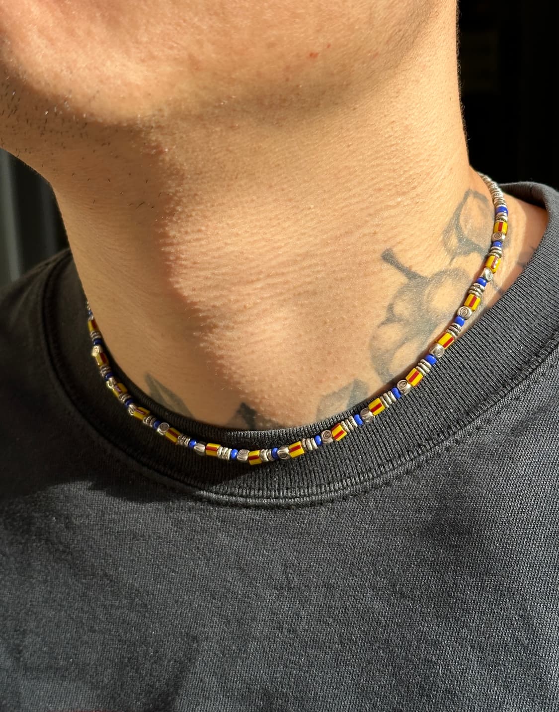 (Only 1)Karen Silver × African Glass Bea 상품이미지6
