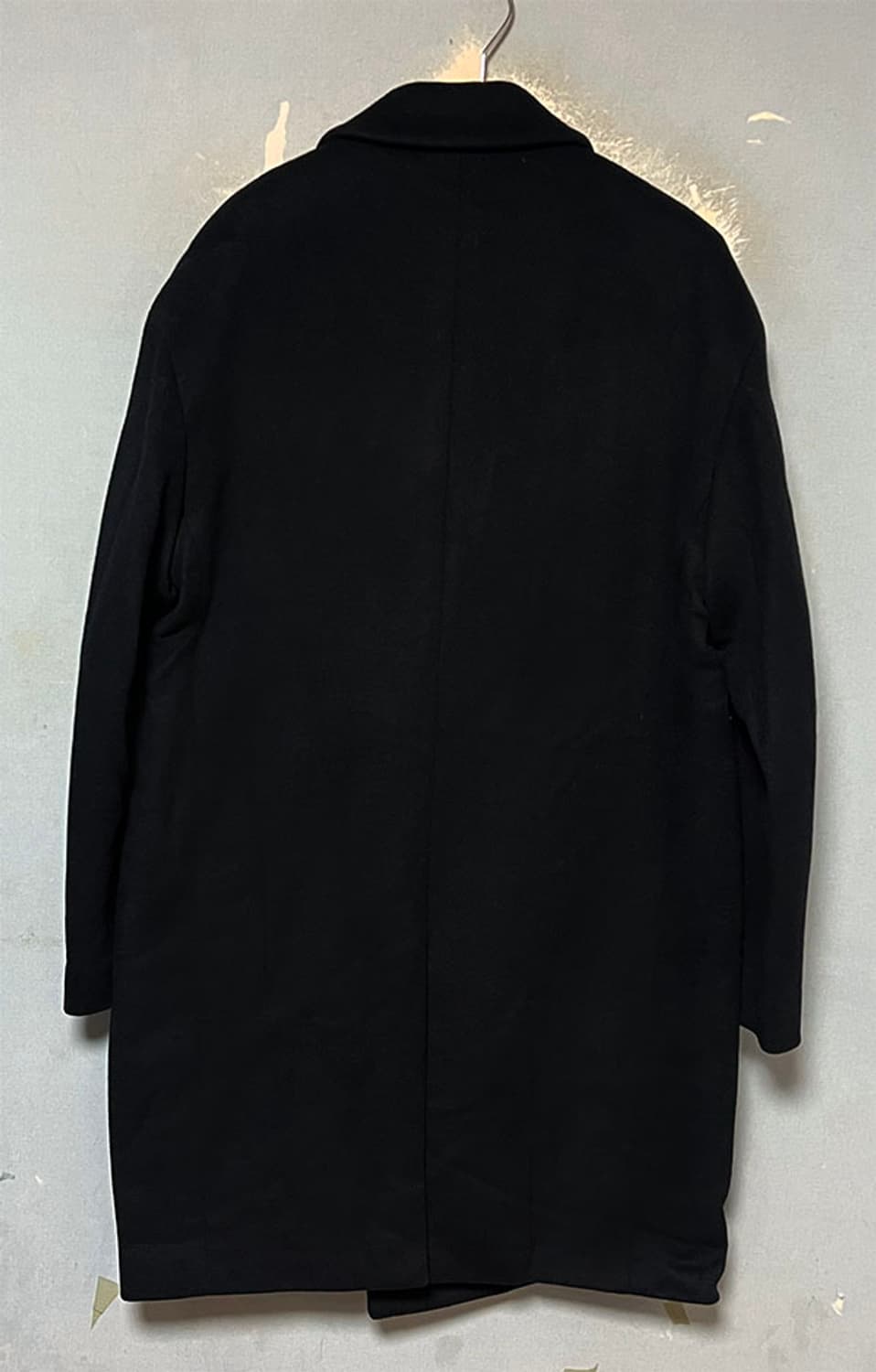 SIEG 지이크 남자 모직 롱코트 블랙 오버핏 L 100 상품이미지2