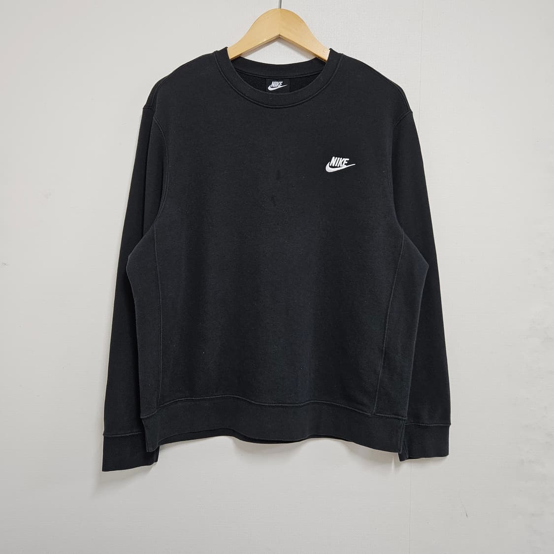 L 나이키 맨투맨 블랙 상품이미지2